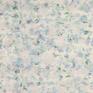 Viscose - Stickerei - Blauw