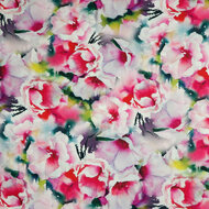 Viscose - Bloemen - Roze