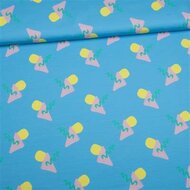 French Terry - Shapes - Blauw