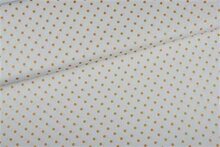 Viscose Linnen - Golden Dots - Ecru