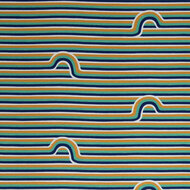 Jersey - Rainbow Stripes - Oker/Donkerblauw/Groen
