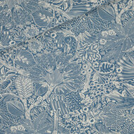 French Terry - Twittering Forest - Lentemeer Blauw