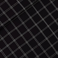French Terry - Double Grid - Zwart