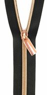 Spiraalrits Black-Rose Gold