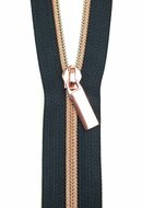 Spiraalrits Navy-Rose Gold