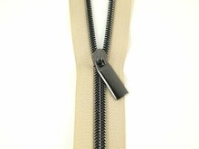 Spiraalrits Beige-Gunmetal