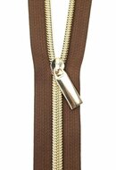 Spiraalrits Brown-Gold
