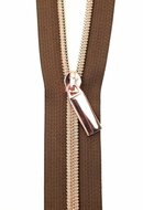 Spiraalrits Brown-Rose Gold