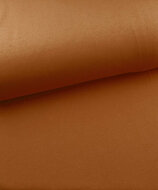 Boordstof - Uni Rib - Cognac