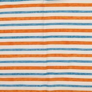 Jersey - Stripes - Lichtgrijs&Blauw&Roest