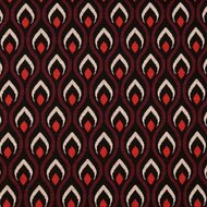 Jacquard Jersey - Shapes - Bordeaux