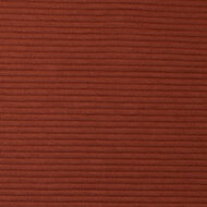 Ottoman Rib Jersey - Uni - Terracotta