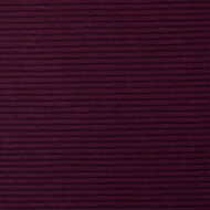 Ottoman Rib Jersey - Uni - Aubergine