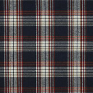 Flanel - Checks Yarn Dyed - Navy-Ecru-Rood