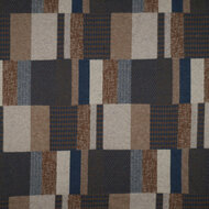 Jacquard Gebreid - Check - Bruin