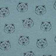 Sweat - Bears - Gemeleerd Rookblauw