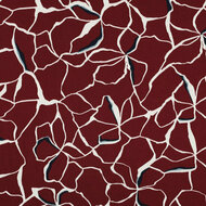 Viscose Stretch - Flowers - Berry