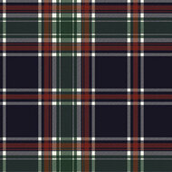 Flanel - Plaid - Navy-Rood