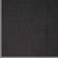 Viscose Jersey - Uni Rib Brushed - Zwart