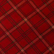 Poplin - Ruit - Rood