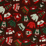 Sweat - Holly Kersttrui - Bordeaux
