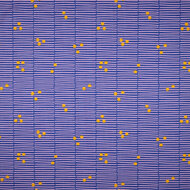 Poplin - Broken Stripe - Koningsblauw-Lichtroze