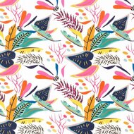 Alpensweat - Colourful Leaves - Wit