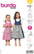 Burda Patroon 9230 - Tiroler Jurk