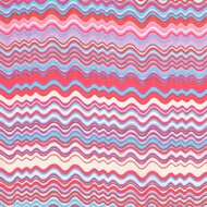 Viscose - Golven - Roze
