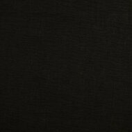 Polyester - Uni Linnenlook - Zwart
