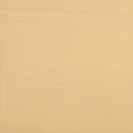 Polyester - Uni Linnenlook - Zand