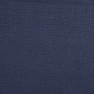 Polyester - Uni Linnenlook - Marine