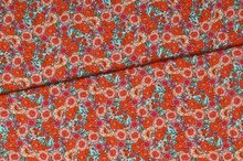 Viscose - Little Flowers - Lichtblauw