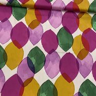 Viscose - Colorful Drops - Ecru