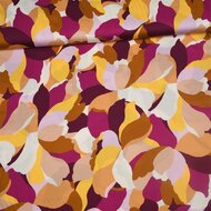 Viscose - Wake Up Sleeping Beauty - Paars-Geel