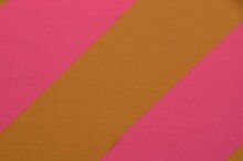 Katoen - Diagonals - Cognac-Fuchsia