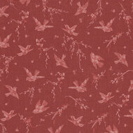 Katoen - Red Birds - Rood