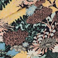 Ecovero Viscose - Sea Garden - Zwart