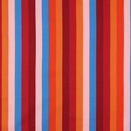 Poplin - Summer Stripe - Bordeaux