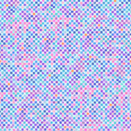 Katoen - Violet - Multi Mosaic - Multicolor