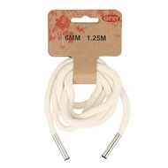 Hoodie Koord 6mm - Ecru