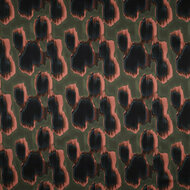 Katoen Satijn - Animal Skin - Legergroen