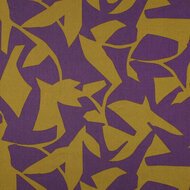 Katoen Satijn - Abstract - Paars