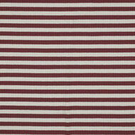 Rib Jersey - Stripe - Dark Blush