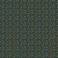 Katoen - Flourish - Indigo