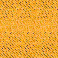 Katoen - Ditsy Vine - Cheddar