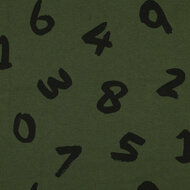 Heavy Sweat - Numbers - Legergroen