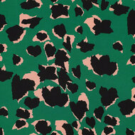 Viscose - Animal Skin - Groen