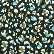 Viscose Crepe - Vlekken  - Groen