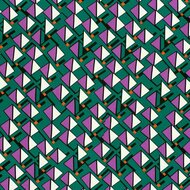 Viscose - Abstract - Donkergroen